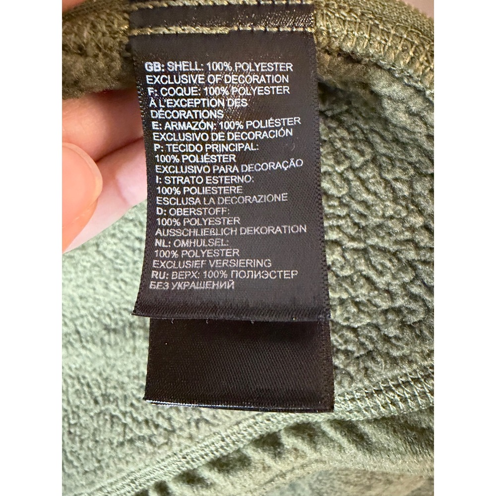 The North Face Gordon Lyons Full Zip Fleece Jacket Men's Large Olive FUGE Camps - Picture 7 of 7